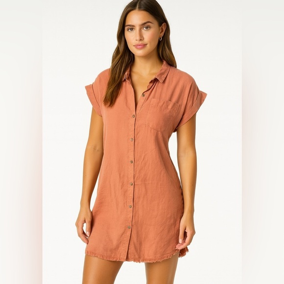 Thread & Supply Dresses & Skirts - Thread  & Supply Anthropologie rustic tangerine S